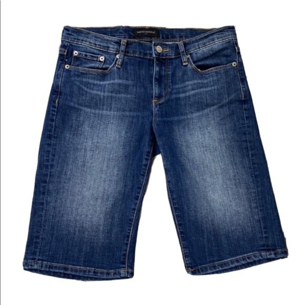 Banana Republic Bermuda Shorts Size 26 Jean Shorts Long Shorts Denim